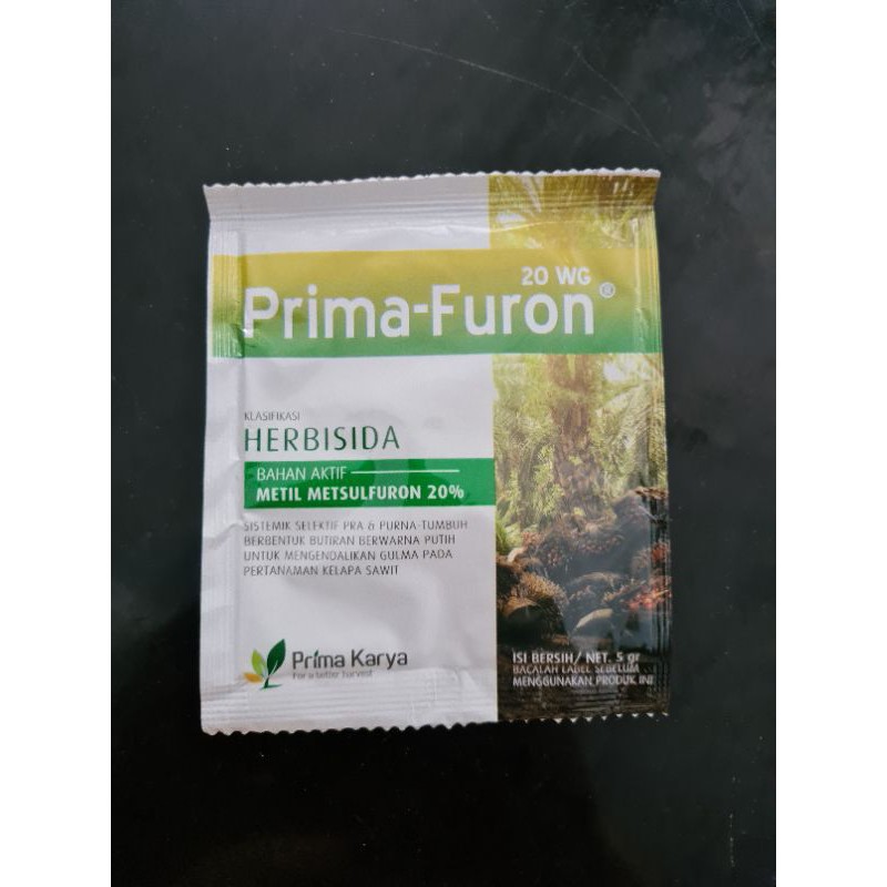 PRIMA FURON Primafuron 20WG 5GRAM Herbisida Sistemik Pra Tumbuh