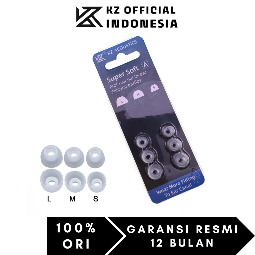 KZ Silicone Transparent Eartips for Earphone TWS