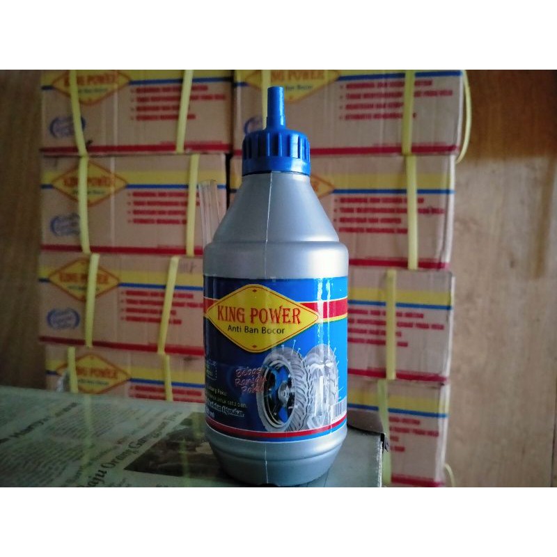 Cairan tubles King Power 350ml, cairan ban tubles, cairan ban tubles motor, otomotif perawatan ban
