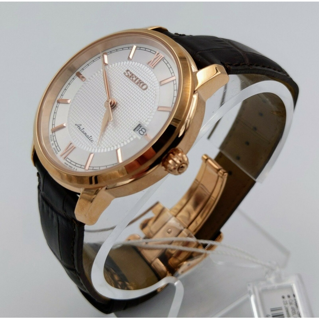 Seiko Presage SRPA16J1 Automatic Rose Gold Case - Jam Tangan Pria SRPA16