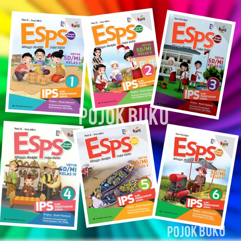 BUKU ESPS IPS SD KELAS 1 2 3 4 5 6 KURIKULUM 2013 Erlangga