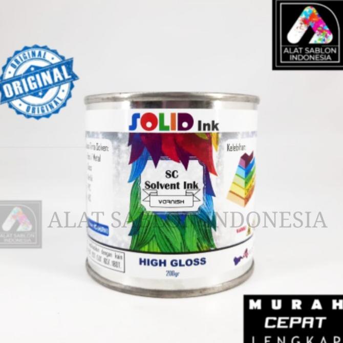 

Ink | Tinta Sablon Besi/ Gelas Kaca 200Gr Varnish Basis Minyak Solvent