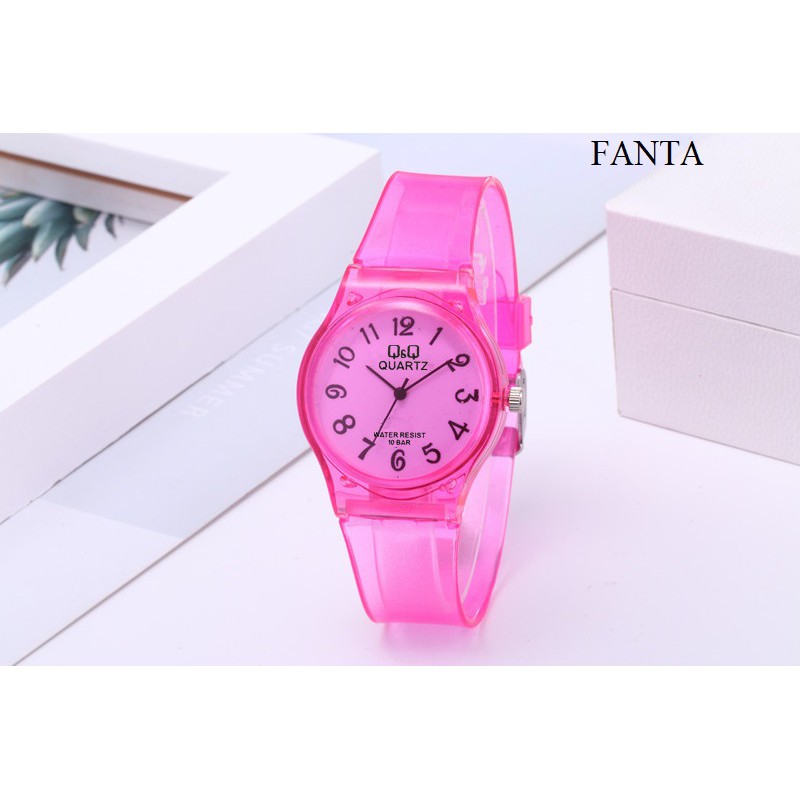 FYGALERY J189 Jam Tangan Transparan Wanita Jam Jelly Unisex Bahan Karet-2