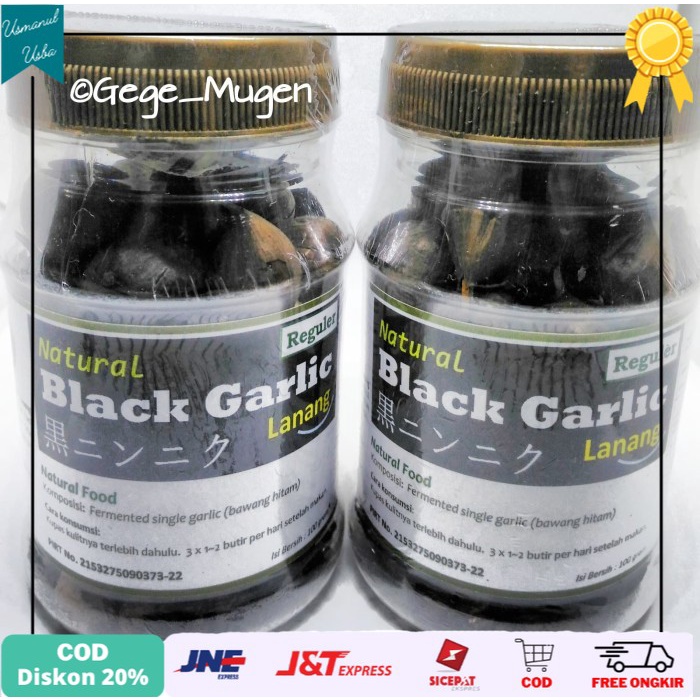 

◾COD◾ Natural Black Garlic Lanang Reguler by BPPT- Bawang Lanang Hitam