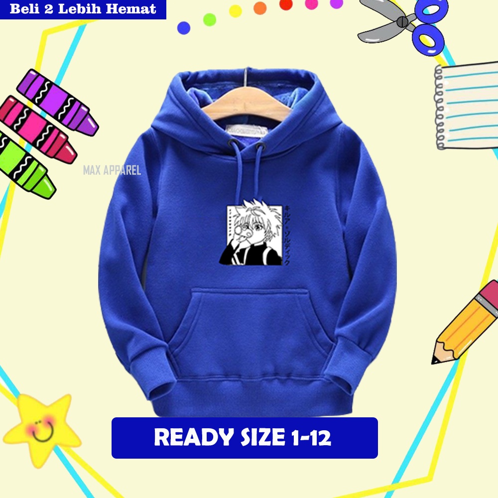 Jaket Sweter Sweeter Hodie Outer Baju Anak Cowok Laki Laki Perempuan Cewek Import Anime Japan Keren 