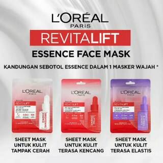 Download Bpom L Oreal Revitalift Pro Youth Face Mask Loreal Original Sheet Mask Shopee Indonesia PSD Mockup Templates