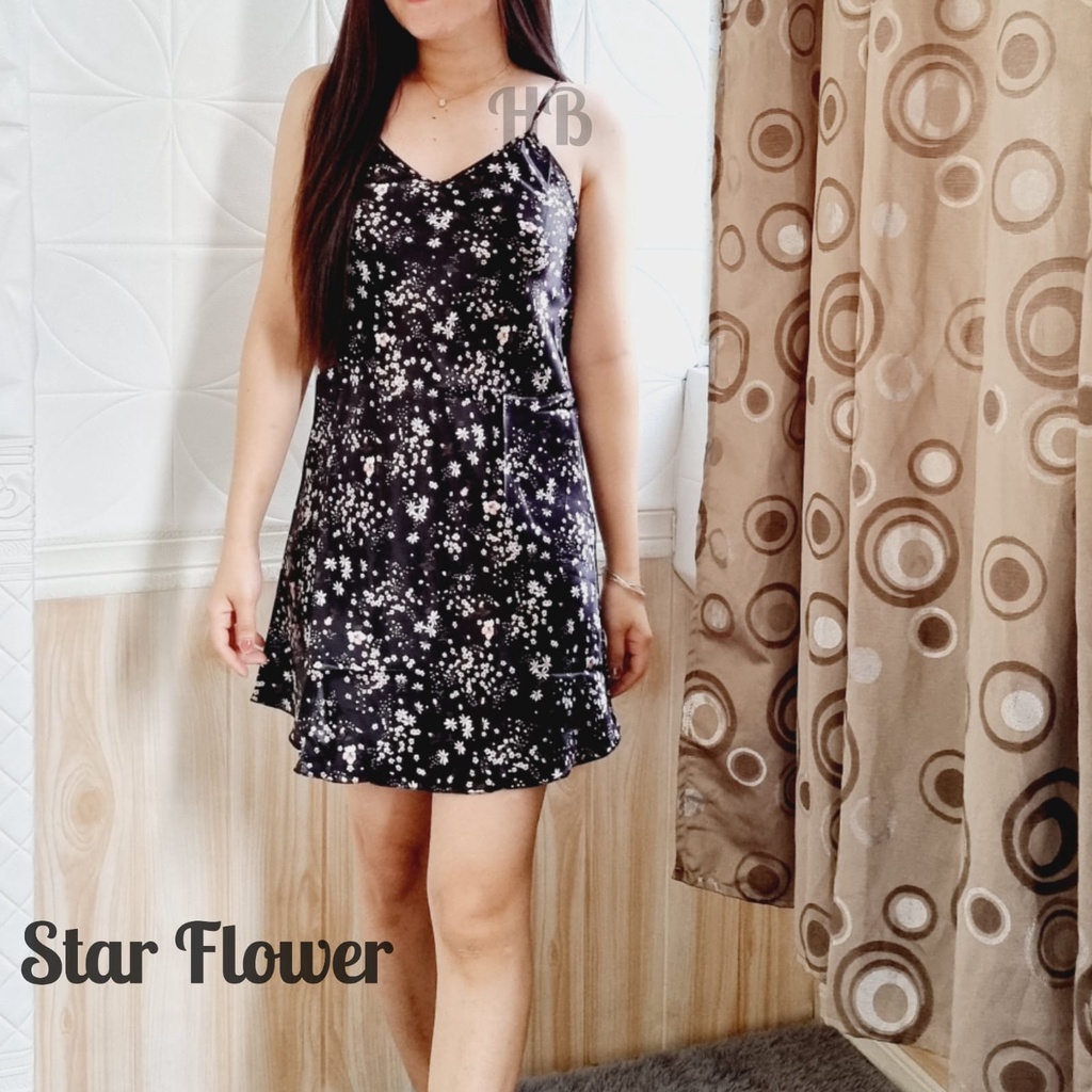 HB FO - DASTER SATIN SATU TALI IMPORT BANYAK MOTIF / BAJU TIDUR DASTER IMPORT MURAH / PART 9