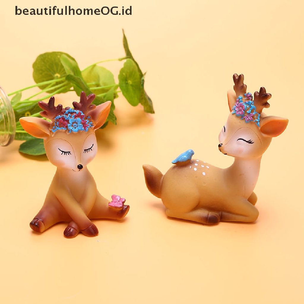 Miniatur Rusa Sika Untuk Dekorasi Kue