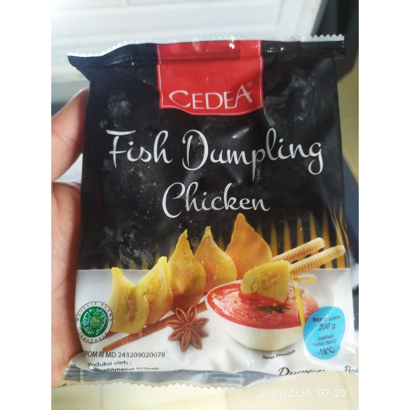 

CEDEA FISH DUMPLING CHICKEN 200GR