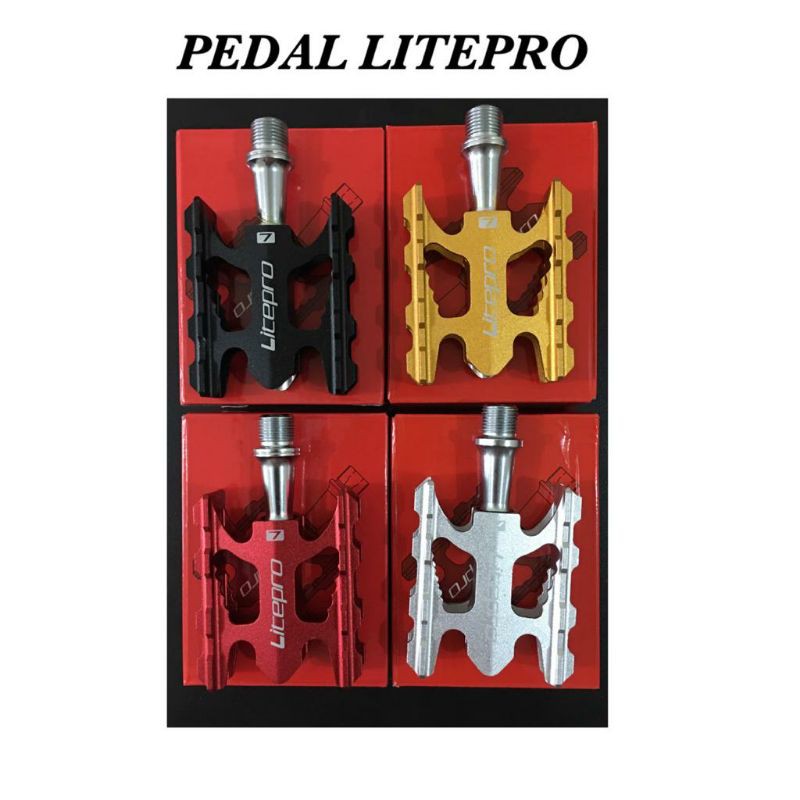 Pedal LTPRO K3 Bearing Ultra Light weight alumunium alloy ORIGINAL Sepeda Lipat Seli FHN DAHON