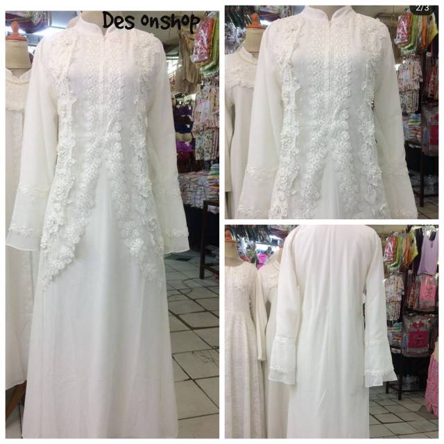 Baju lebaran/gamis putih