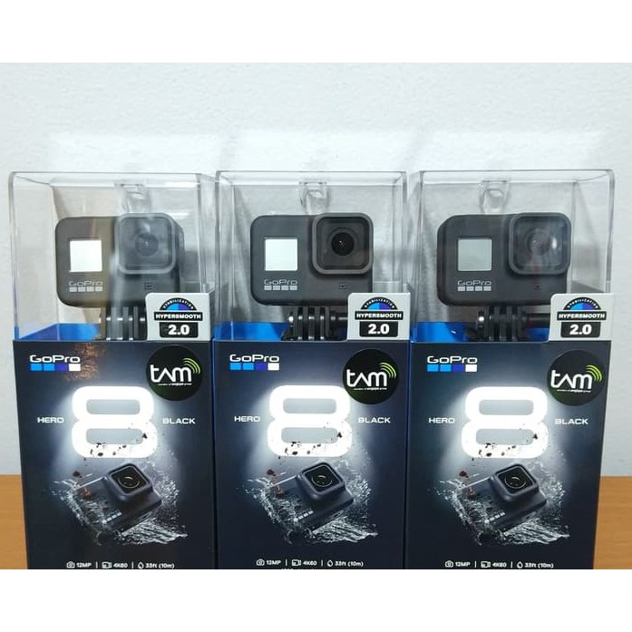 GoPro Hero 8 Black Edition / Go Pro Hero8 Black / GoPro Hero 8 Garansi Resmi TAM