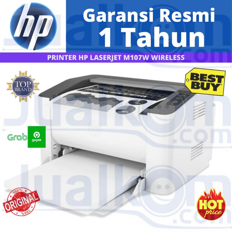 HP PRINTER LASERJET WIRELESS M107W  Resmi