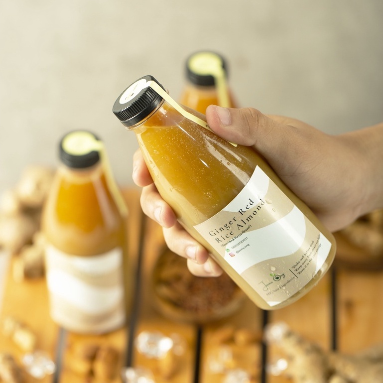 

JAMU ONG BERAS KENCUR ALMOND "GINGER RED RICE ALMOND" Bahan dasar yang di ubah menjadi beras merah & menggunakan kacang almond