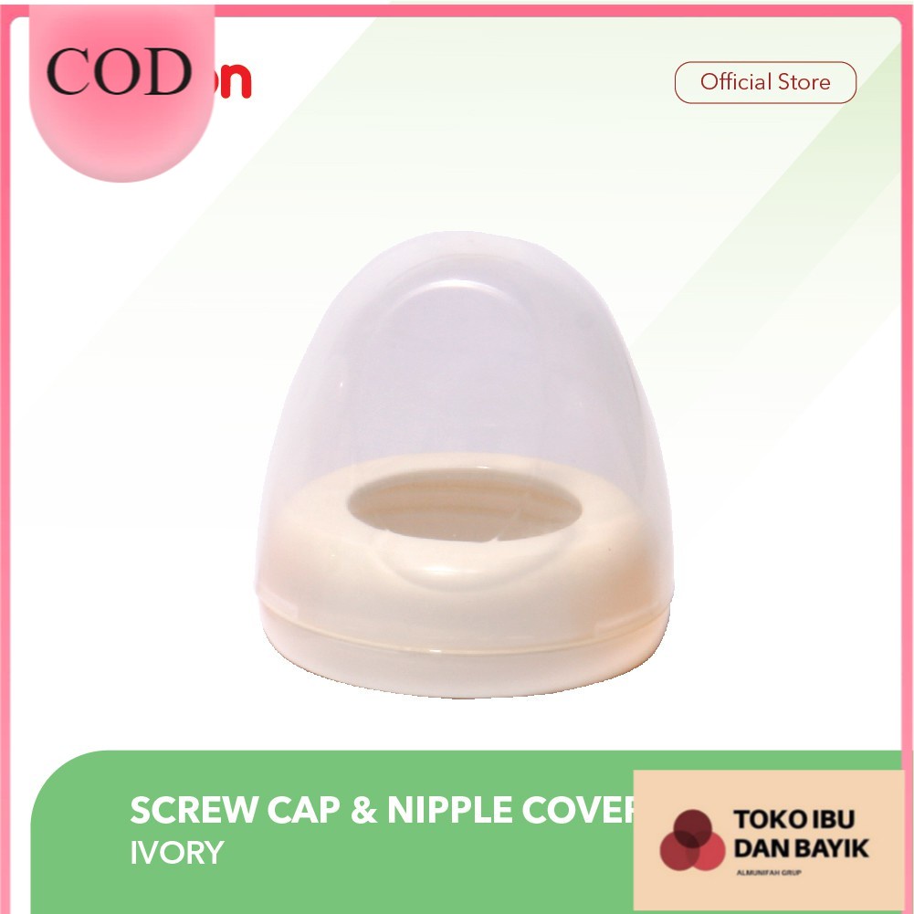 PIGEON Screw Cap and Nipple Cover Wide Neck | Tutup Botol Susu Bayi