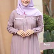 Gamis muslim wanita terbaru 2020 kekinian Senja Dress ukuran L|XL/XXL/Pakaian wanita terlaris/TERMURAH