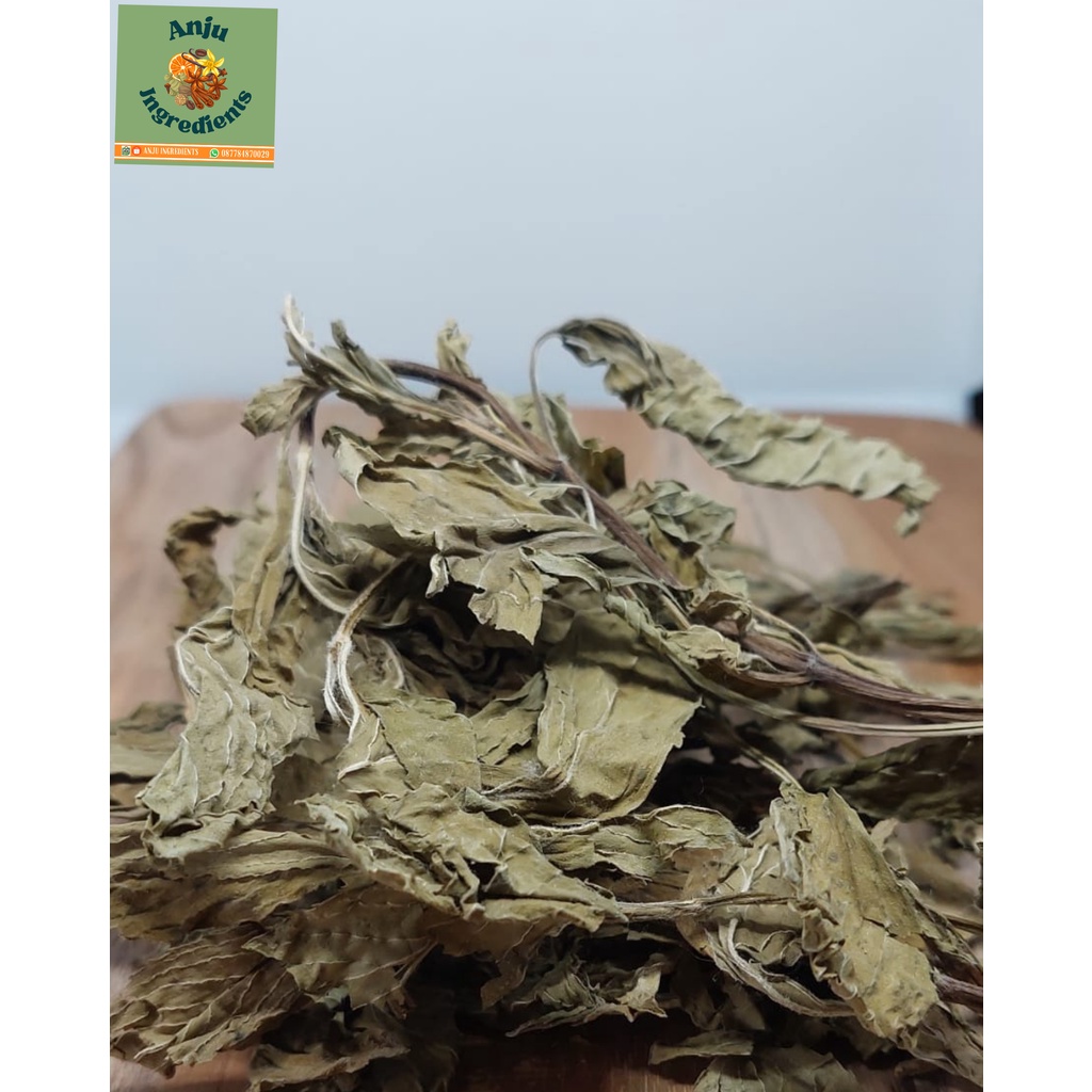 

Daun Mint Kering / Dry Mint Leaves 100gram - 25gram