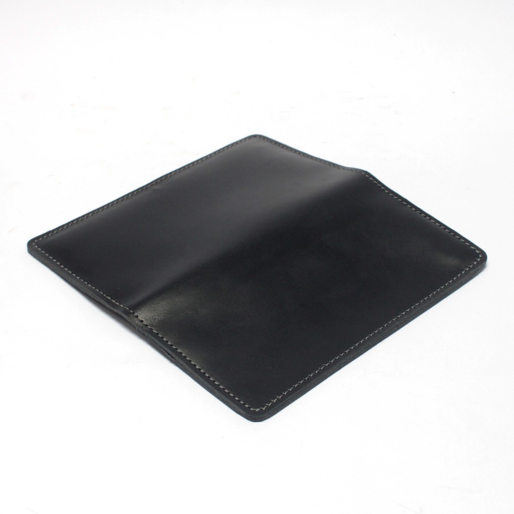 dompet cewek model panjang - long wallet kulit asli hitam  PHWL709