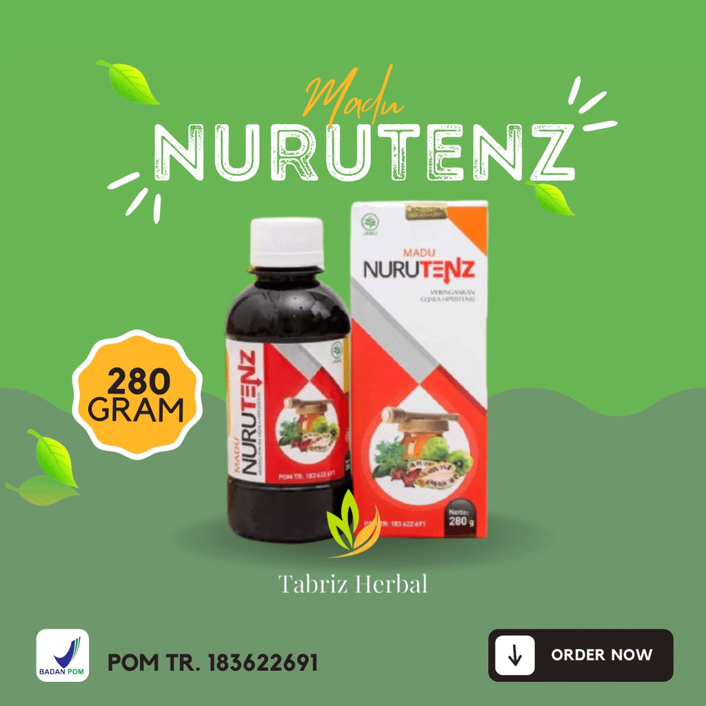 

Madu Nurutenz Nurutens Madu Obat Herbal Atasi Hipertensi Penurun Darah Tinggi Asli Original