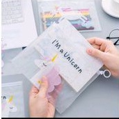 

Tempat pensil transparan /pouch serbaguna