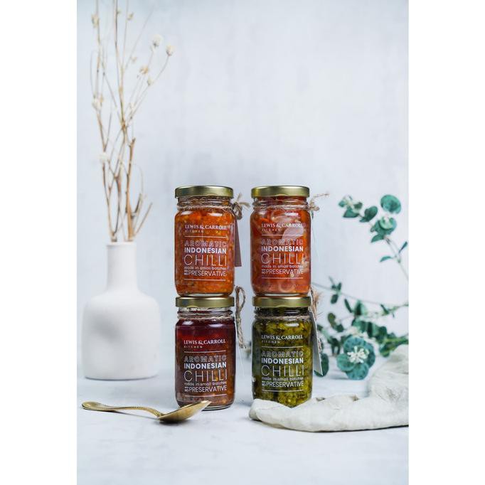 

Dijual L&C Sambal Platter (120Ml X 4): Sambal Matah, Cabe Ijo, Djawa, Terasi Terlaris