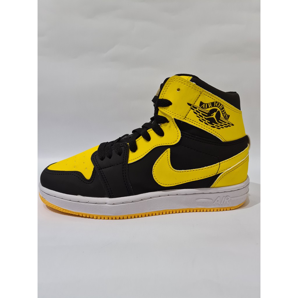 black and yellow retro 1s