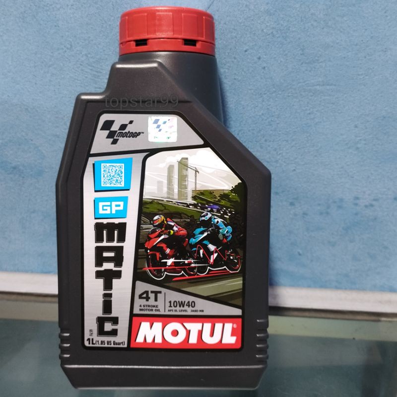 MOTUL GP MATIC 10W40 1L API SL OLI MESIN MOTUL MOTOR SCOOTER METIK 1 LITER ORIGINAL 100%