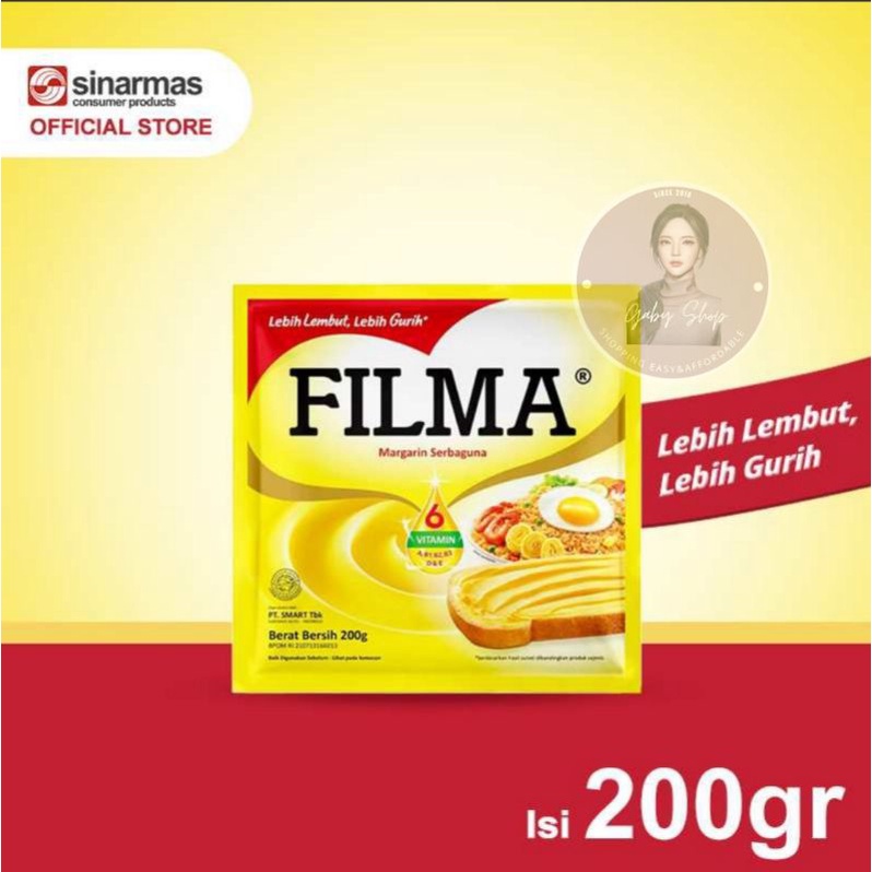 

MARGARIN FILMA KEMASAN 200 GR