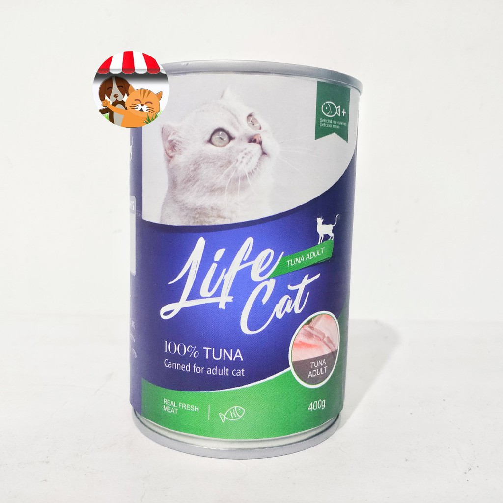 Life Cat Kaleng 400gr Makanan Basah Kucing Adult dan Kitten - Life Cat Wet Food