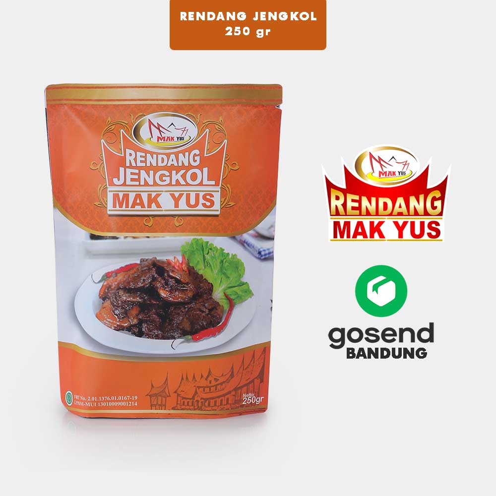 

Rendang Jengkol Padang Mak Yus Lauk Siap Saji Makanan Instan - 250gr