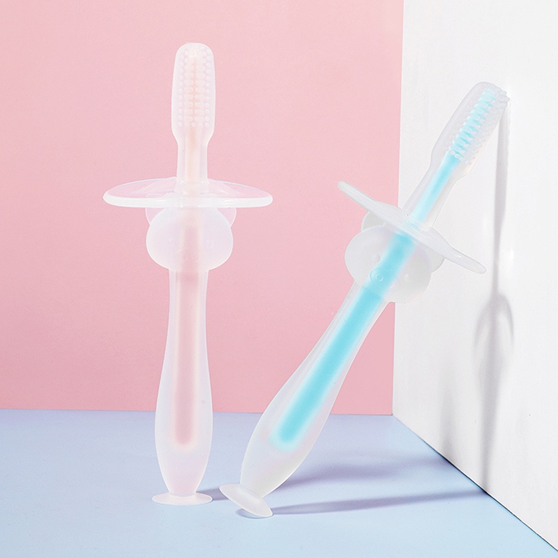 Sikat gigi bayi/Sikat Gigi Bayi Silicon/Sikat gigi silikon anak/Pembersih Mulut Bayi  L58