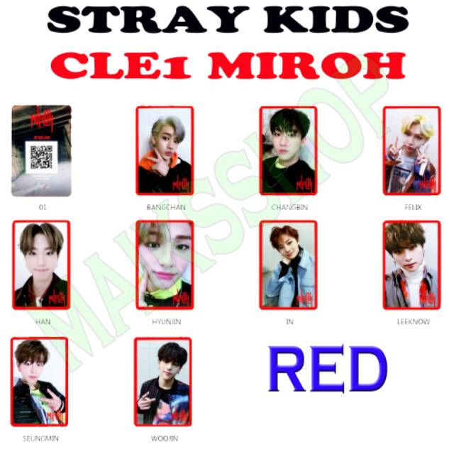 Stray Kids Miroh Photocard Kpop