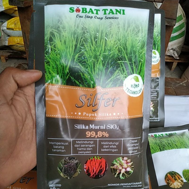 Jual Silfer Pupuk Silika Murni (SiO2) 99,8 % , 10 g Indonesia|Shopee ...