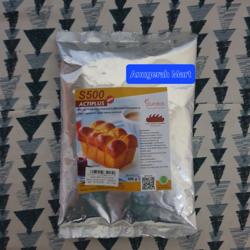 

Bread Improver / Pengembang Roti Puratos S500 Actiplus 500gr