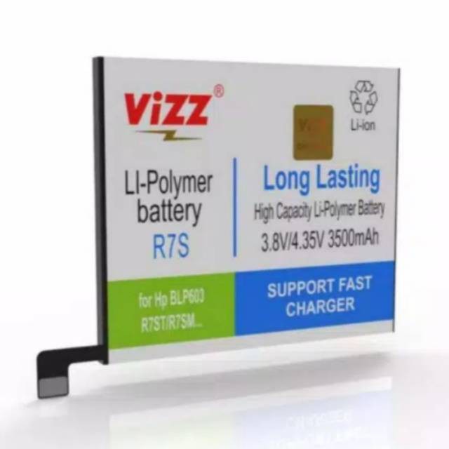 Vizz Double Power Battery Batre Baterai Vizz Oppo R7S R7ST R7SM BLP603 BLP-603 BLP 603