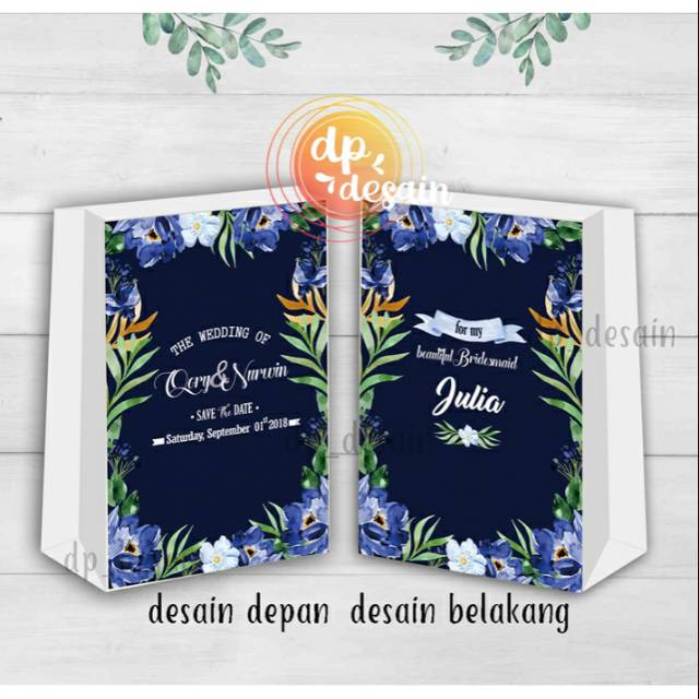 

Paperbag Small Laminasi Navy