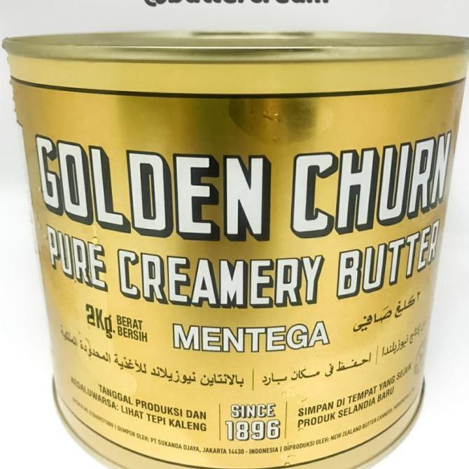 

Golden Churn Butter Mentega Halal 2kg