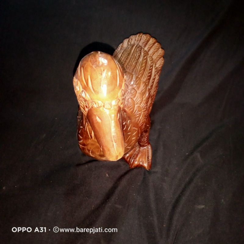 miniatur hewan unik kayu | bebek dari kayu jati | miniatur hewan kayu jati