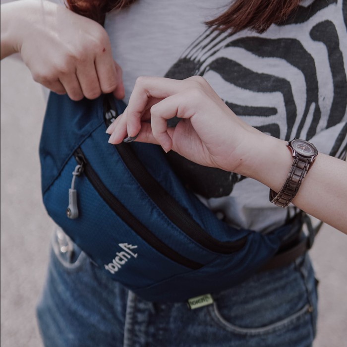 TORCH WAIST BAG HAMURA LEGION BLUE