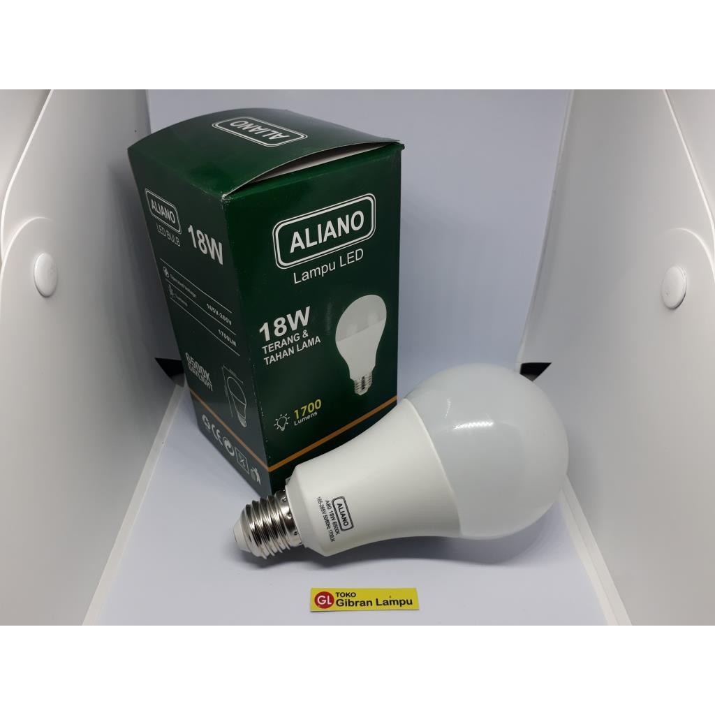 Lampu LED Aliano 18w - Bohlam LED Bulb 18 Watt - Lampu LED Murah Bagus