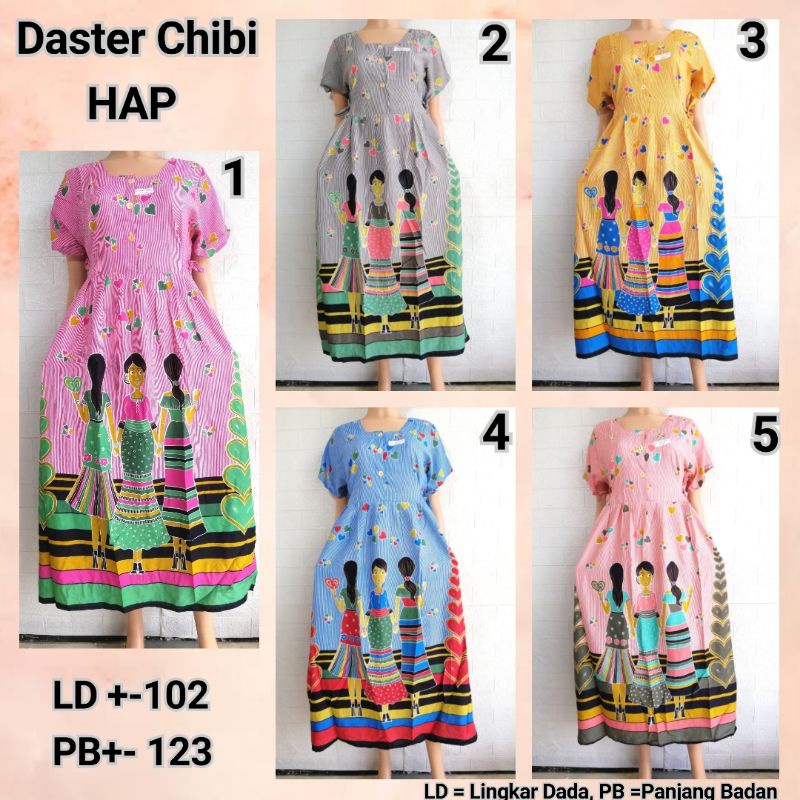 DASTER CHIBI LENGAN HAP DASTER KANCING BUSUI FRIENDLY LLPP + BJBJ