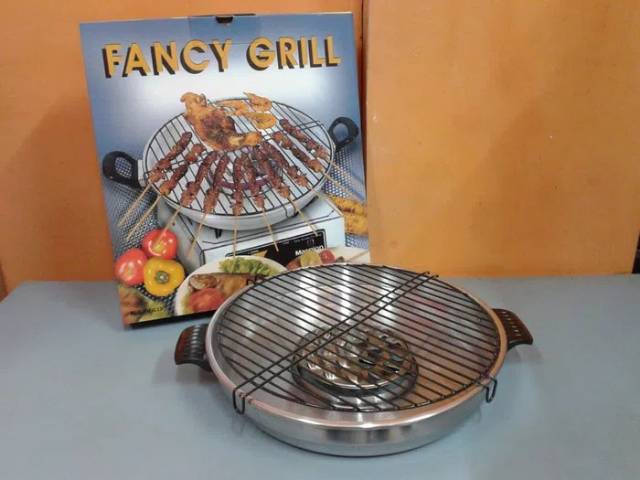 Maspion fancy grill pemanggang sate ayam ikan daging sosis BBQ panggangan serbagunao