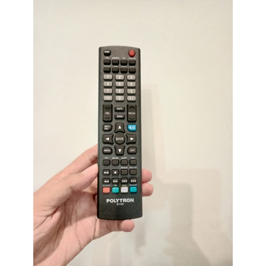Remot Remote TV LED POLYTRON Original Asli