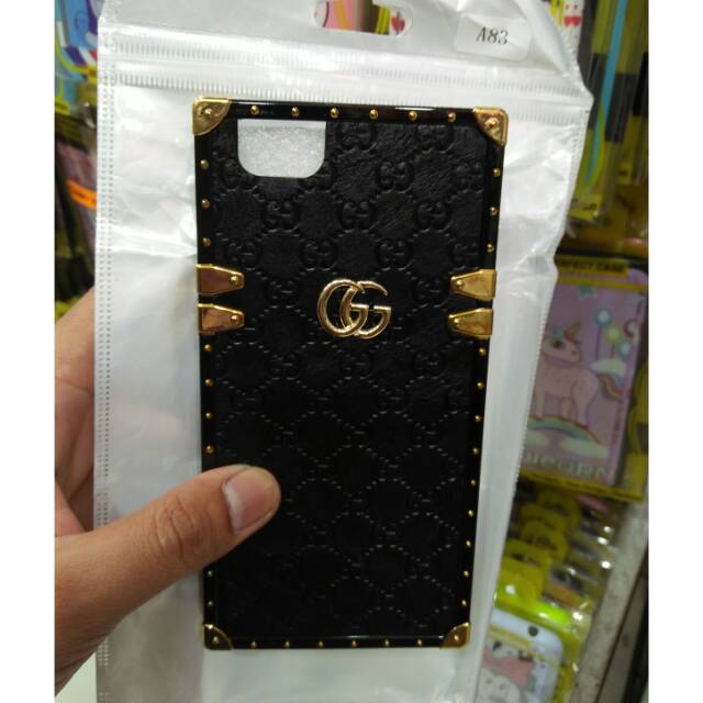 leather case LV oppo a83