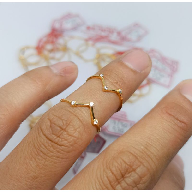 Cincin linea kadar 300% emas asli