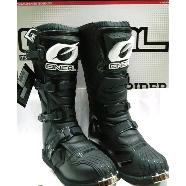 BOOTS SEPATU ONEAL RIDER BLACK MOTORCROSS