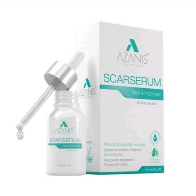 Original Azanis Scar Serum Penghilang Bopeng Selulit Bekas Luka Jerawat Cacar Aman Shopee Indonesia