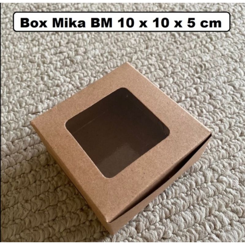 

Box Kraft / Dus Coklat 10 x 10 x 5 cm / Kotak Kue / Dus Tart / Cake