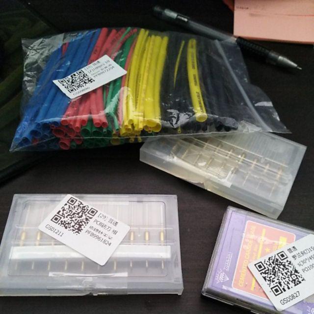 [ready Stock] 100pcs Kabel Bakar Heat Shrink 5 Ukuran 5 Warna 100mm