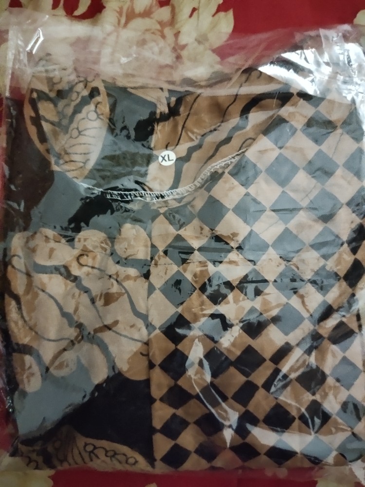 Batik Dolby Dolbi Dobby Doby Tenun Sutra Tulis Katun Atbm Baron Atasan Batik Wanita Sogan Srg308